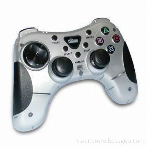 Twin Joypad for Sony's PlayStation 2, with Vibration, Available in Different Colors